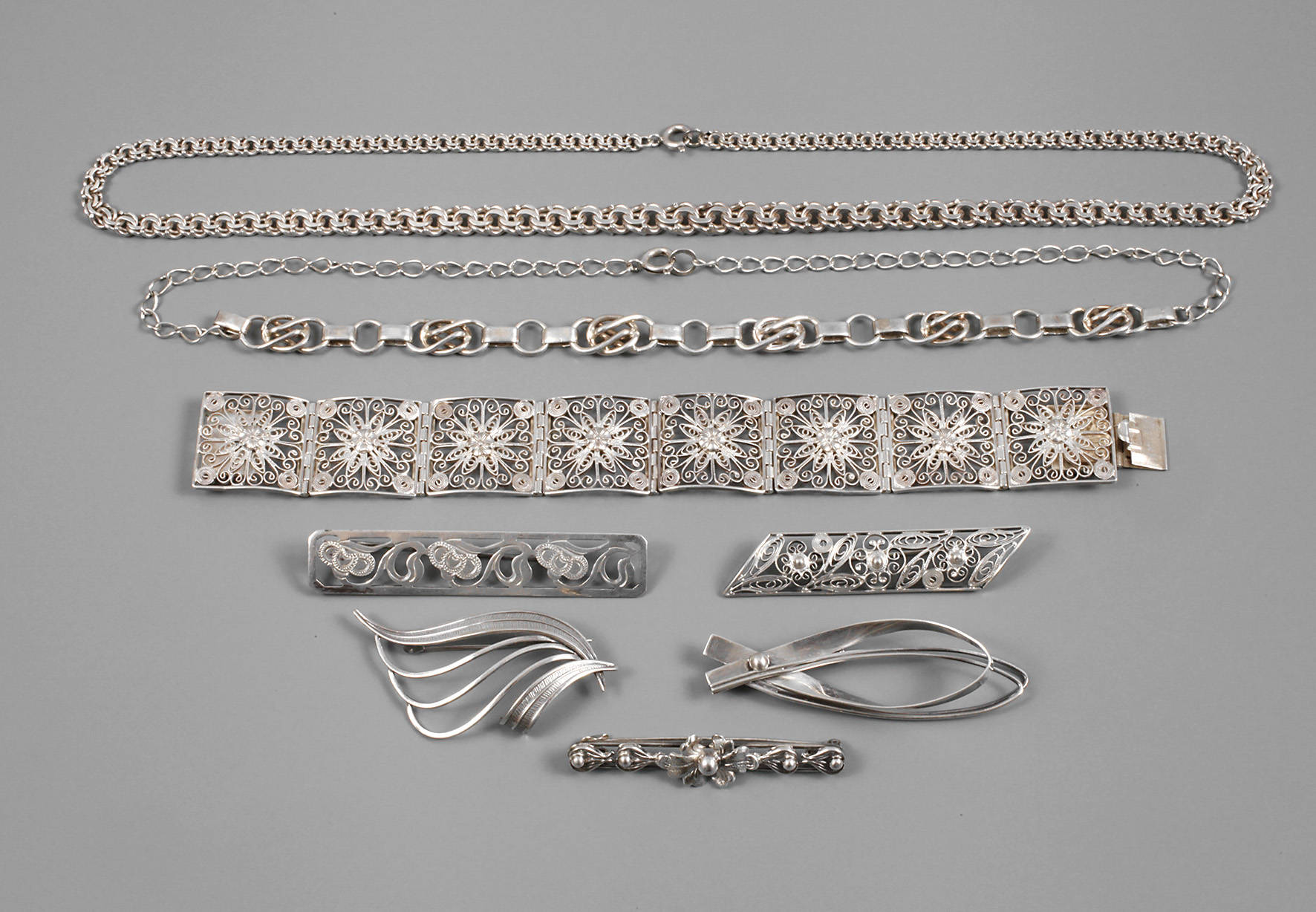 Konvolut Silberschmuck