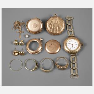 Konvolut Bruchgold 585