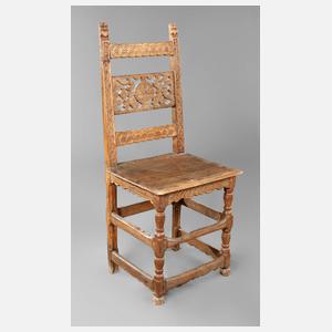 Frühbarocker Stuhl