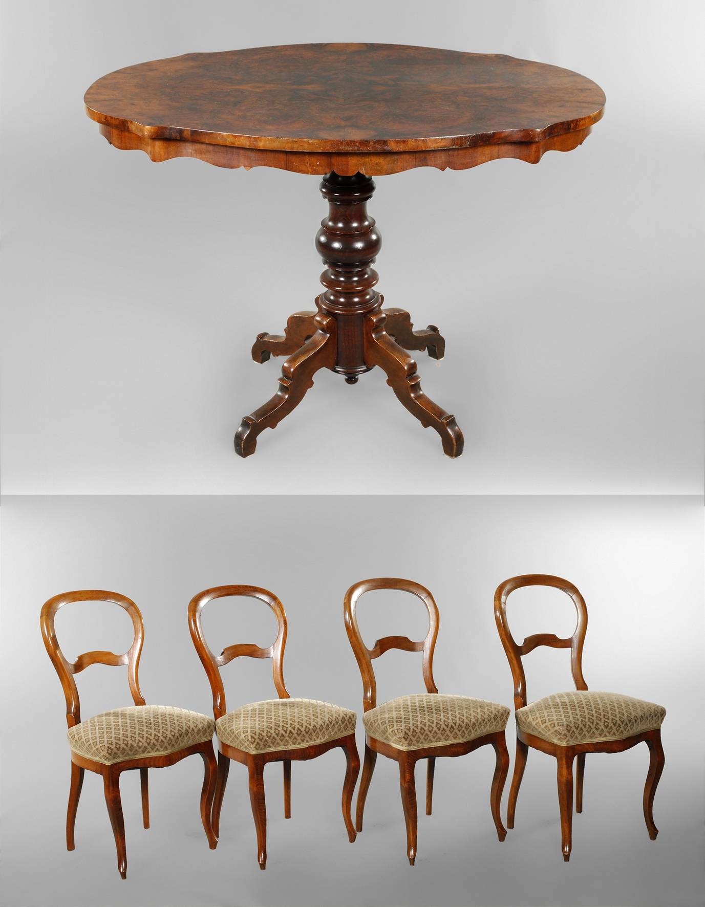 Sitzgruppe Louis Philippe