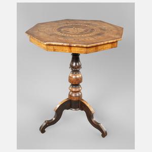 Intarsierter Beistelltisch