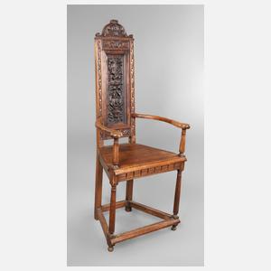 Hochlehnstuhl Historismus