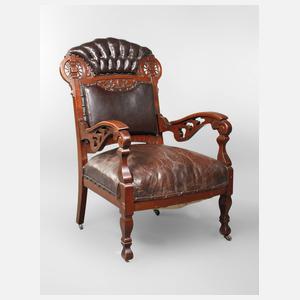 Ledersessel Jugendstil