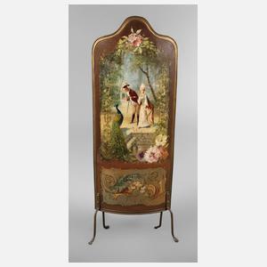 Bemalter Kaminschirm