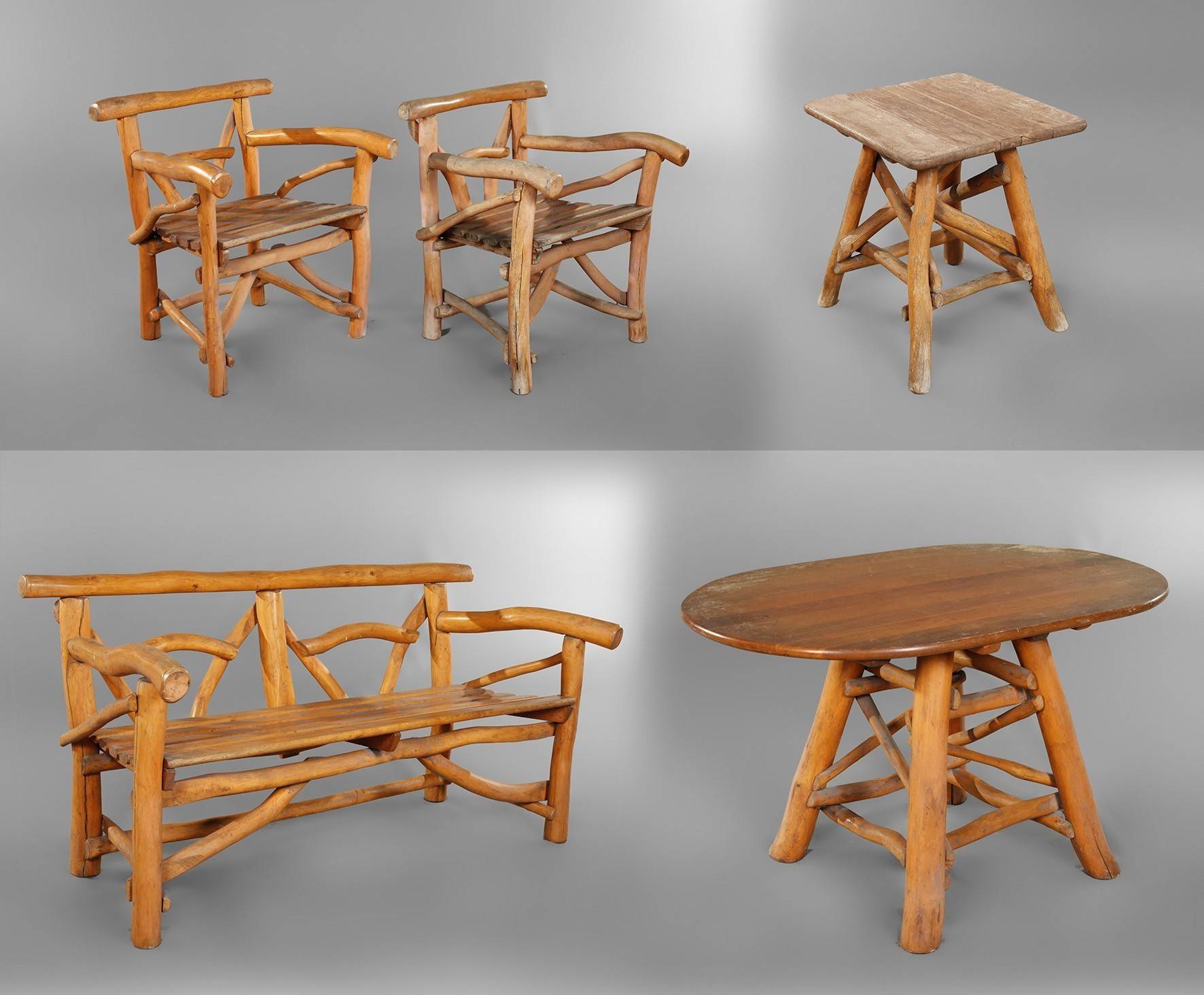 Gartengarnitur Holzoptik