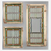 Dreiteiliges Bleiglasfenster111