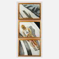 Dreiteiliges Glasbild111