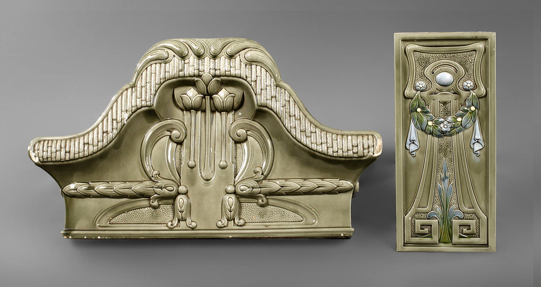 Ofenkrone Jugendstil