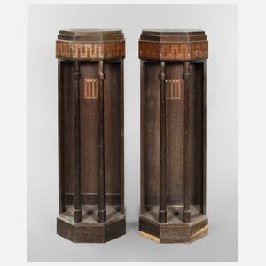 Paar Wandkonsolen Jugendstil