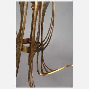 Deckenlampe mit Schirmen Loetz Wwe.