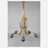 Deckenlampe mit Schirmen Loetz Wwe.111