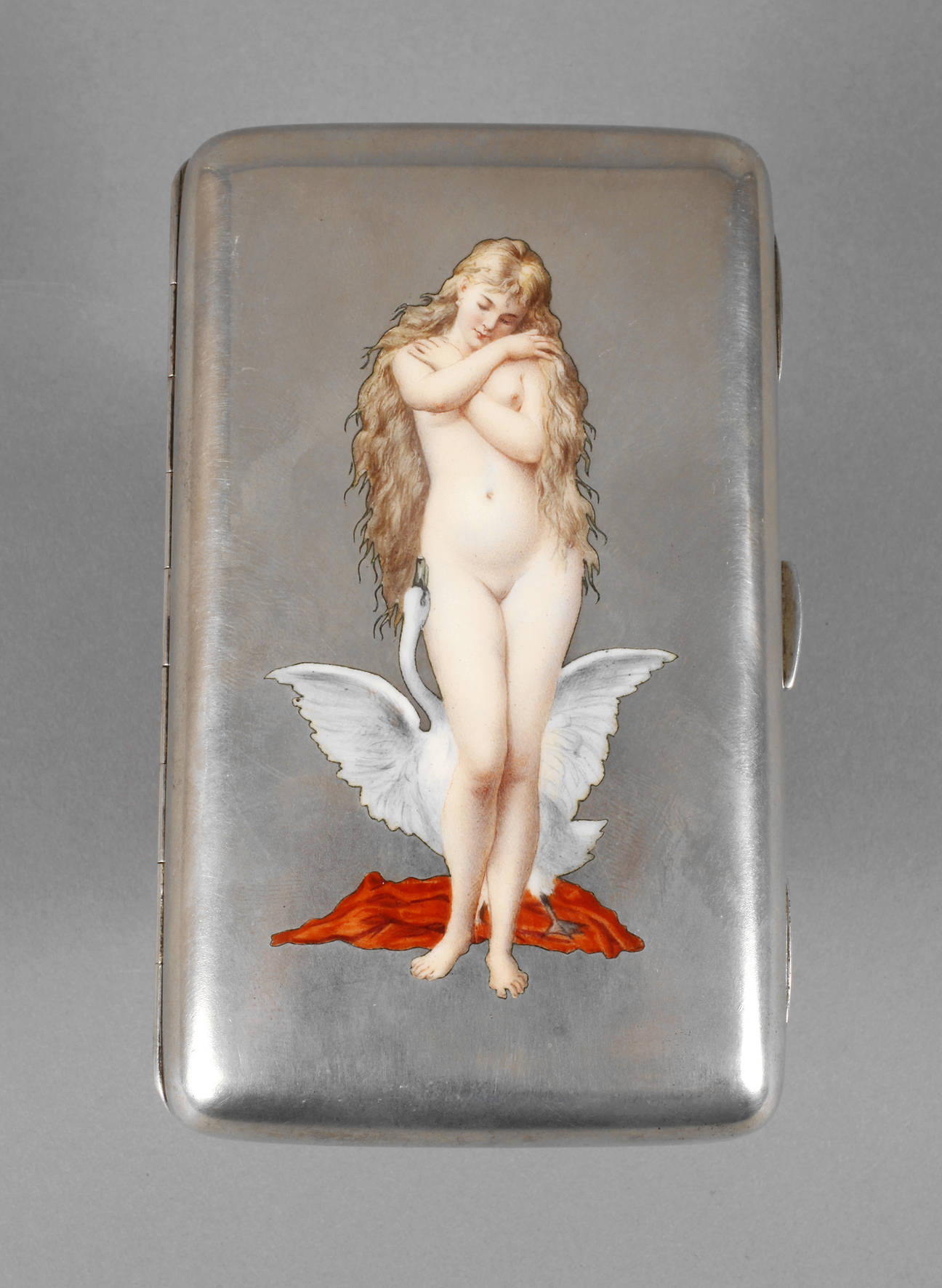 Wien Zigarettendose ”Leda mit dem Schwan”