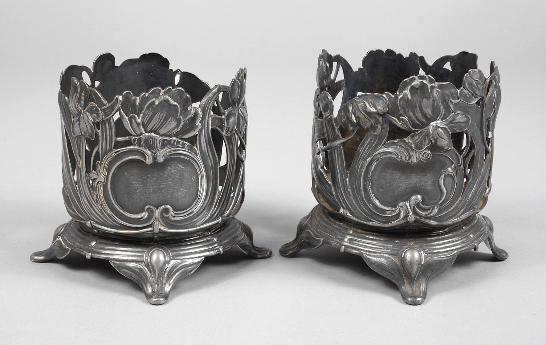 WMF Geislingen zwei Weinflaschenhalter