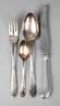 Hans Christiansen vier Besteckteile Silber