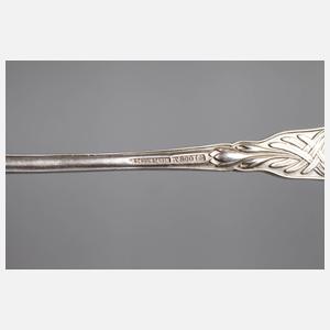 Heinrich Vogeler zwei Vorlegeteile Silber