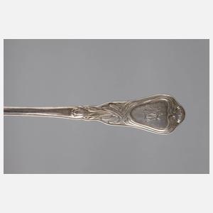 Heinrich Vogeler zwei Vorlegeteile Silber