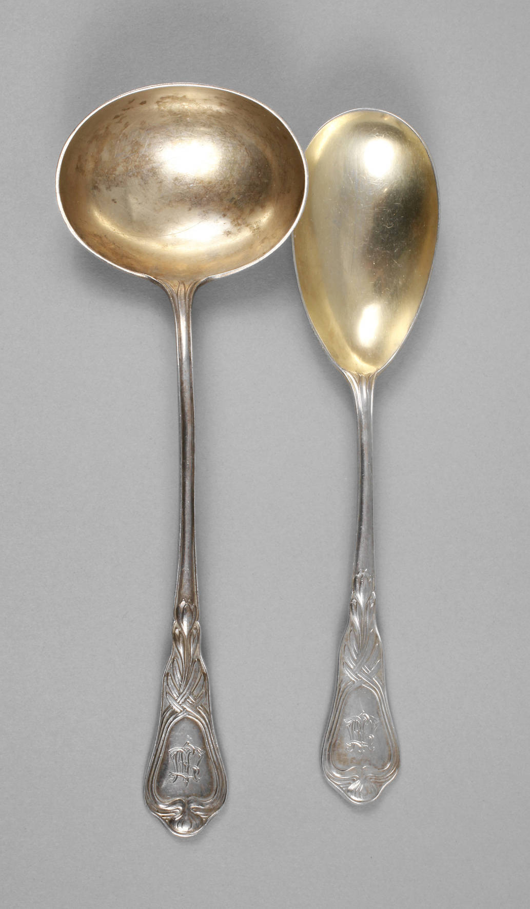 Heinrich Vogeler zwei Vorlegeteile Silber