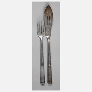 Josef Maria Olbrich zwei Teile Fischbesteck