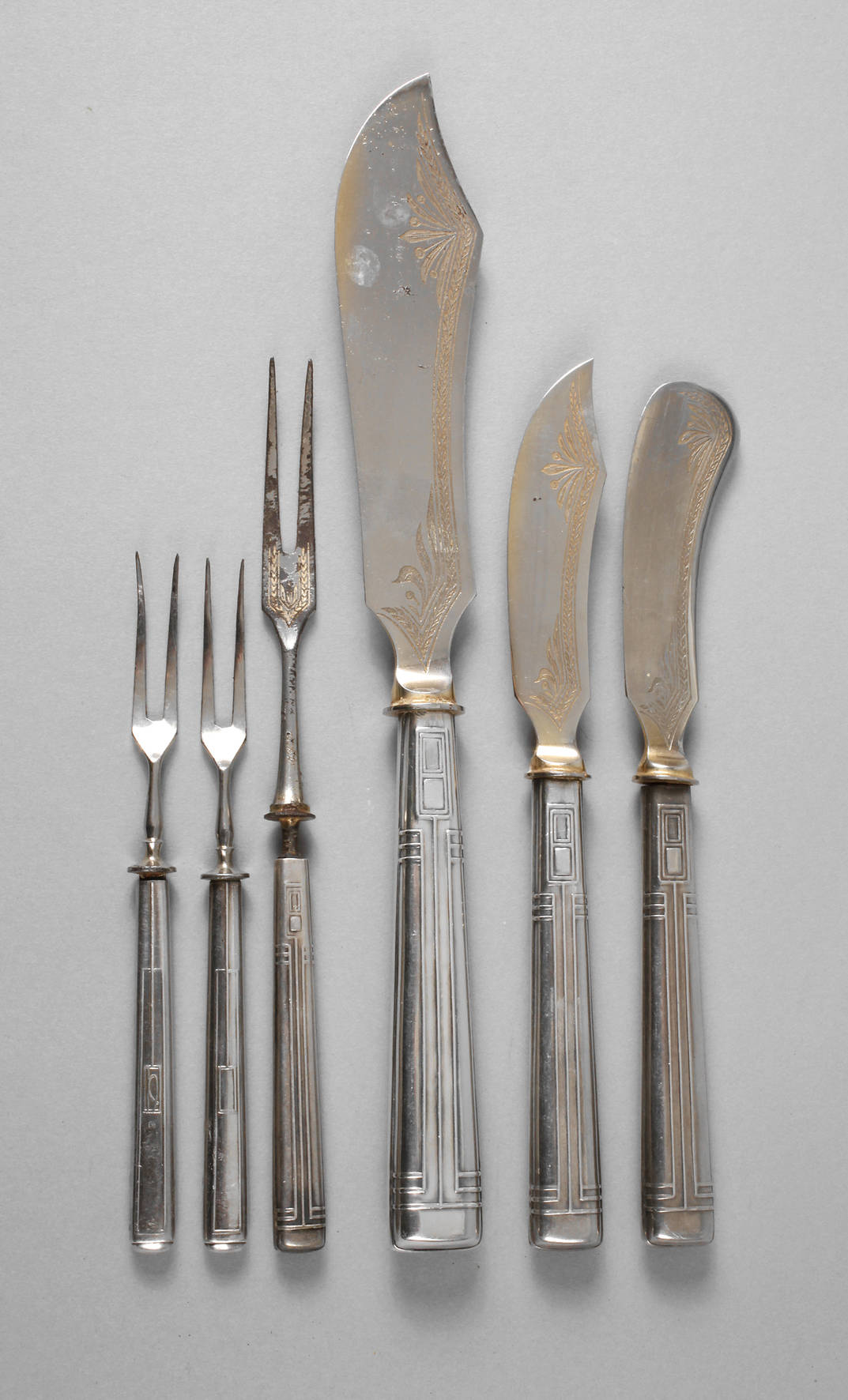 Joseph Maria Olbrich sechs Vorlegeteile