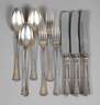 Silber neun Besteckteile Jugendstil