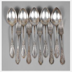 Zehn Besteckteile Gustav Haegermann AG