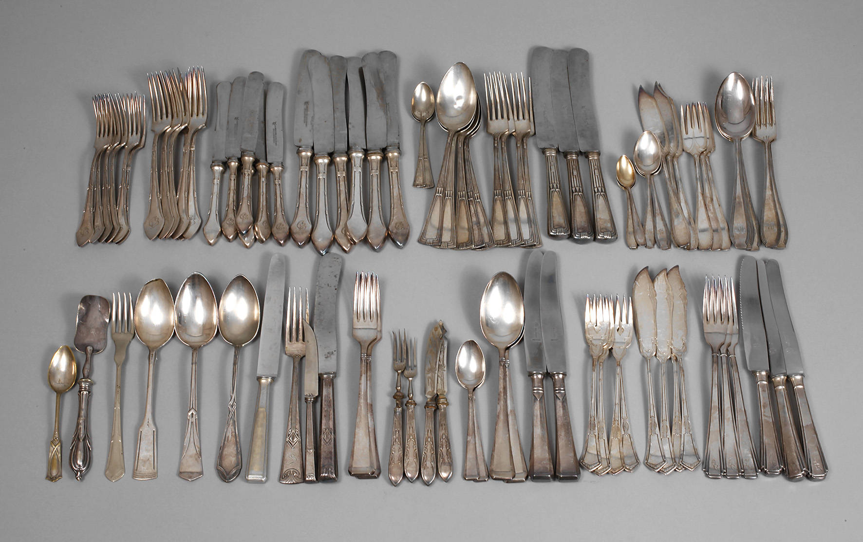 Konvolut Jugendstilbesteck