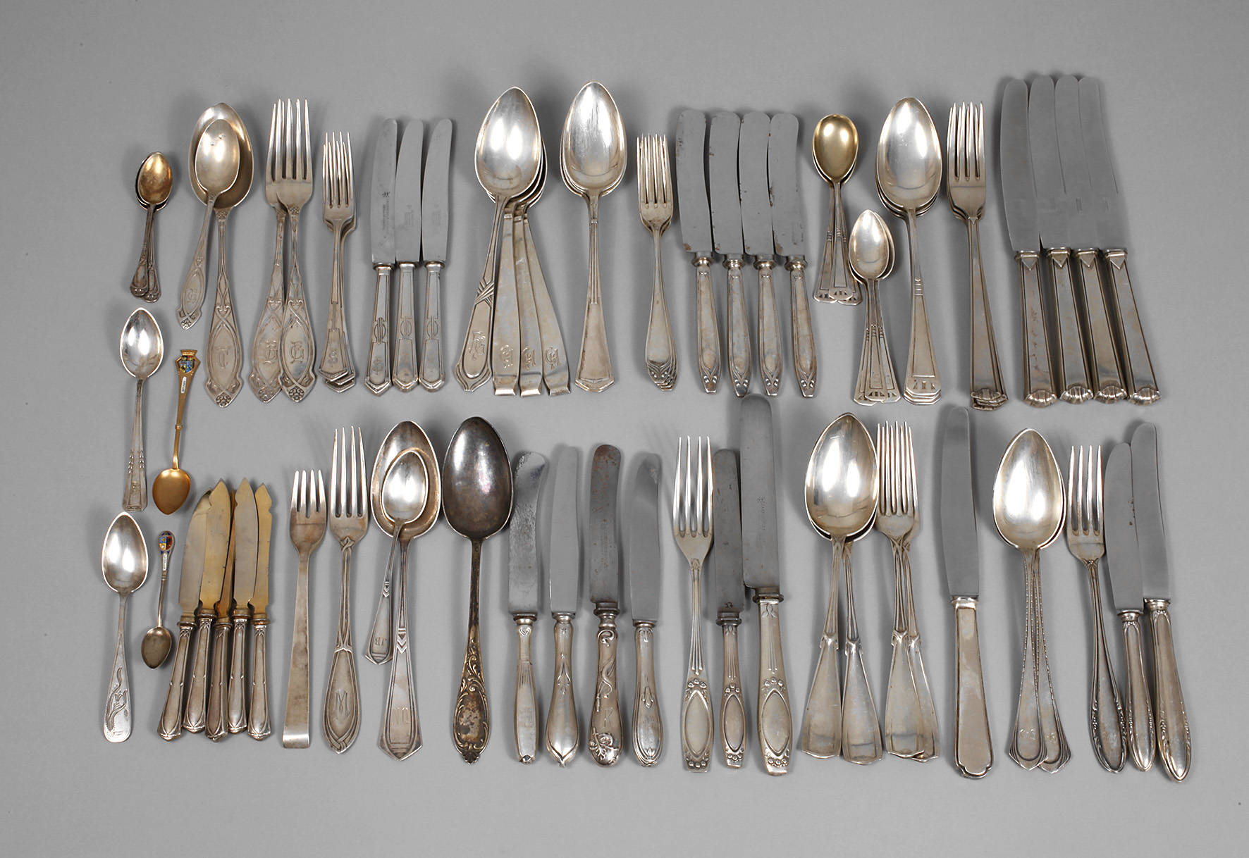 Konvolut Jugendstilbesteck