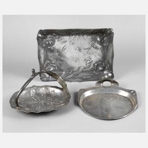 Drei Jugendstilschalen