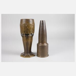 Pokalvase Bronze Jugendstil