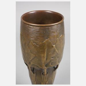 Pokalvase Bronze Jugendstil