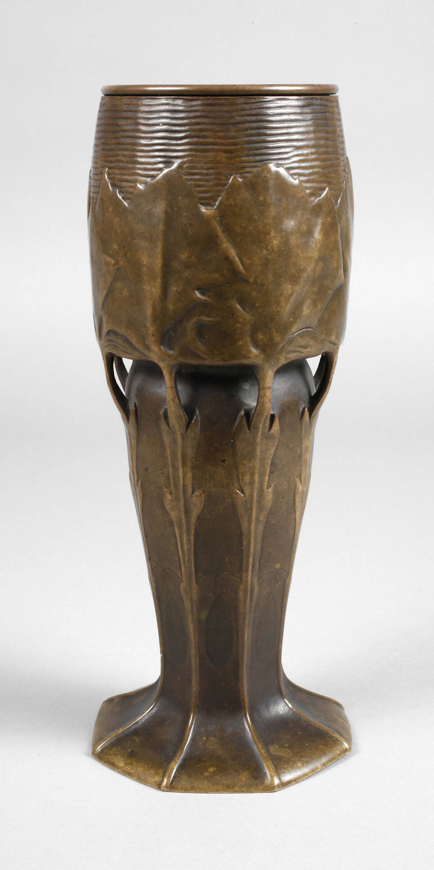 Pokalvase Bronze Jugendstil