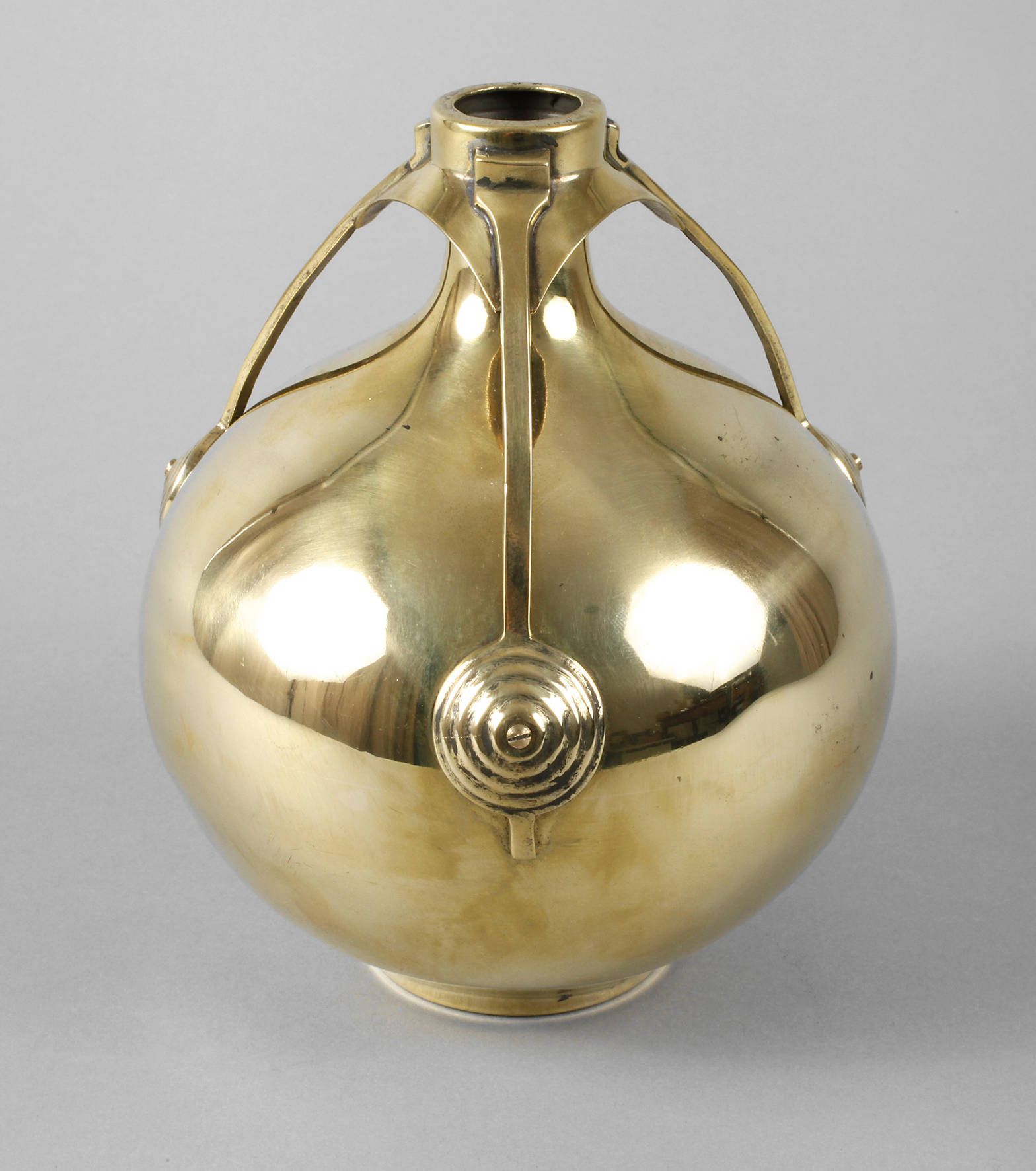 Jugendstilvase Messing