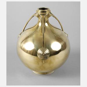 Jugendstilvase Messing