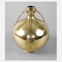 Jugendstilvase Messing111