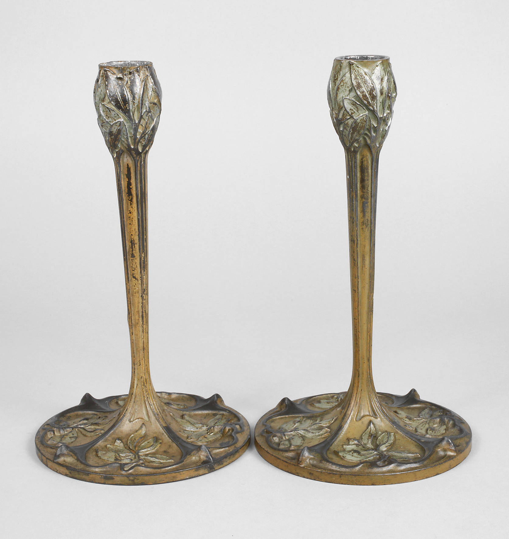 Paar Kerzenständer Jugendstil