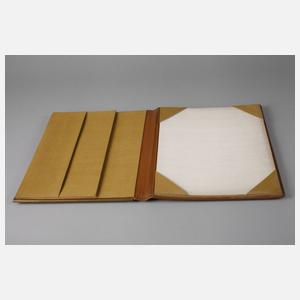 Erhard & Söhne attr. Dokumentenmappe