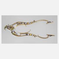 Zuckerzange mit Fensteremail111