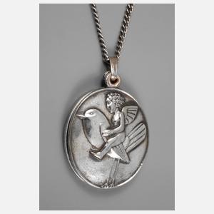 Berthold Löffler für Wiener Werkstätte, Medaillonanhänger