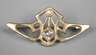 Kleine Jugendstilbrosche