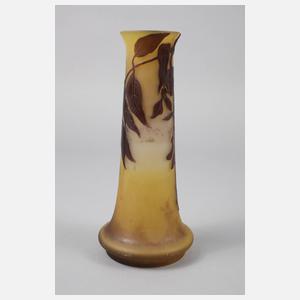 Émile Gallé Ätzglasvase
