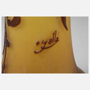 Émile Gallé Ätzglasvase