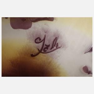 Émile Gallé Schale mit Schmetterling