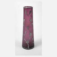 Kleine Jugendstilvase mit Mistelzweigen111