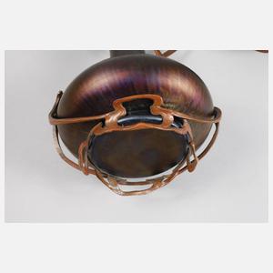 Paar montierte Jugendstilvasen