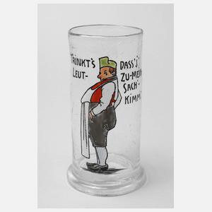 Großes Becherglas Ludwig Hohlwein