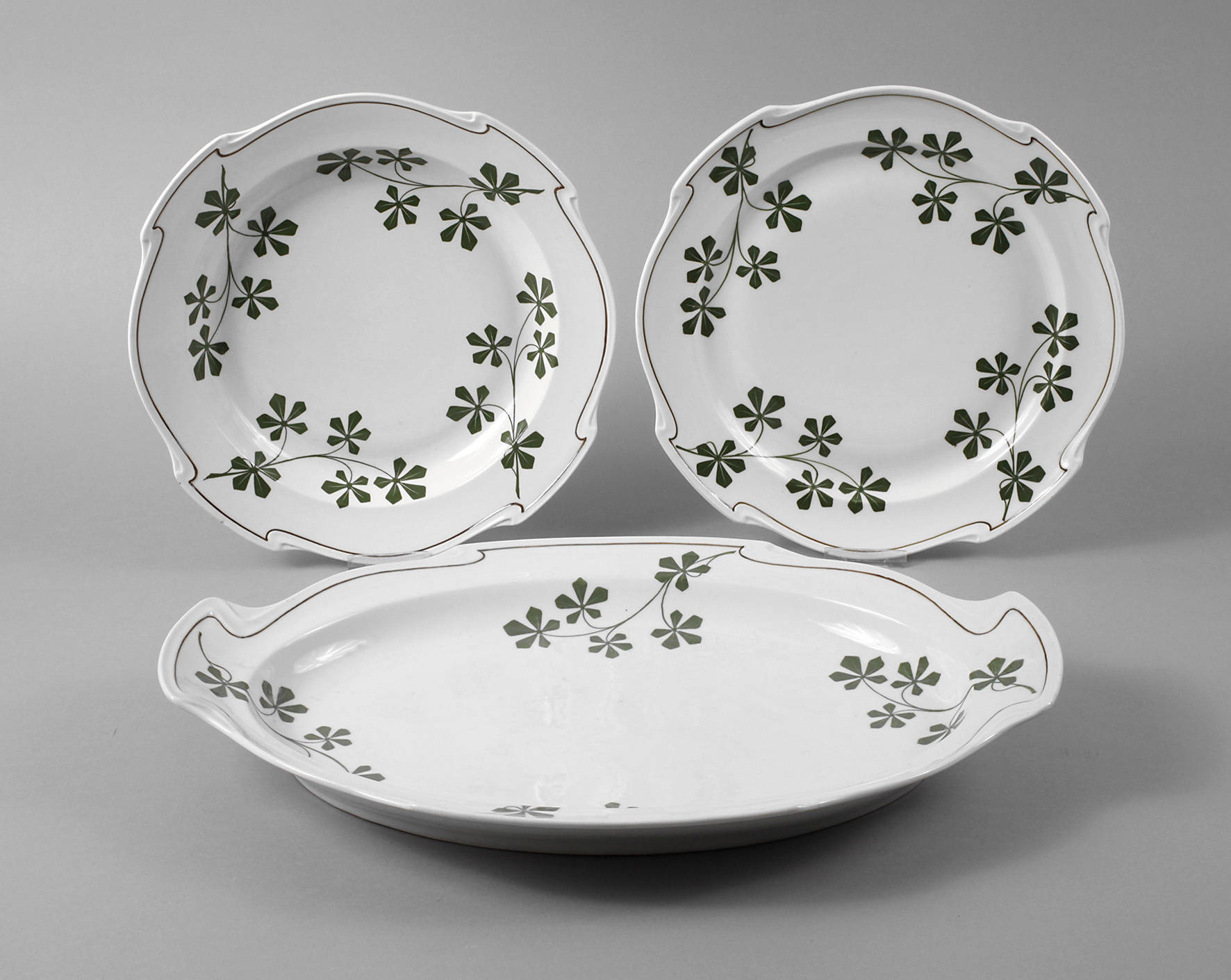 Burgau drei Teile Jugendstil