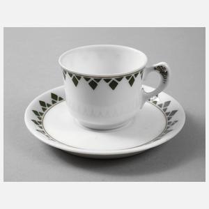 Burgau Mokkatasse Jugendstil