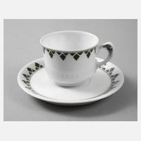 Burgau Mokkatasse Jugendstil111