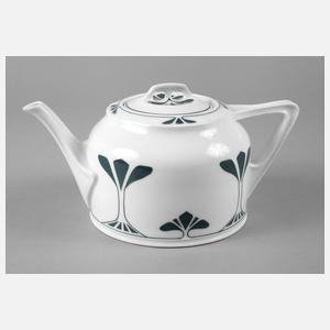 Burgau Teekanne Jugendstil