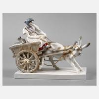 KPM Eselwagen ”Westfälin mit Eselsfuhrwerk”111